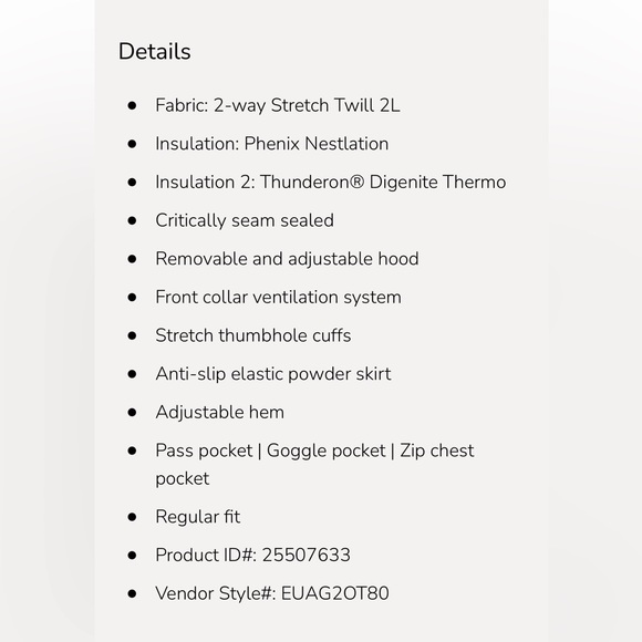 Phenix Juniors’ Ski Club Jacket (Unisex) - Picture 5 of 16